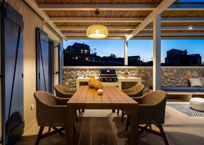 Вилла Ariste With Stunning Views Near Fiscardo Katsarata