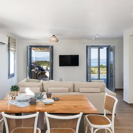 Villa Ariste With Stunning Views Near Fiscardo