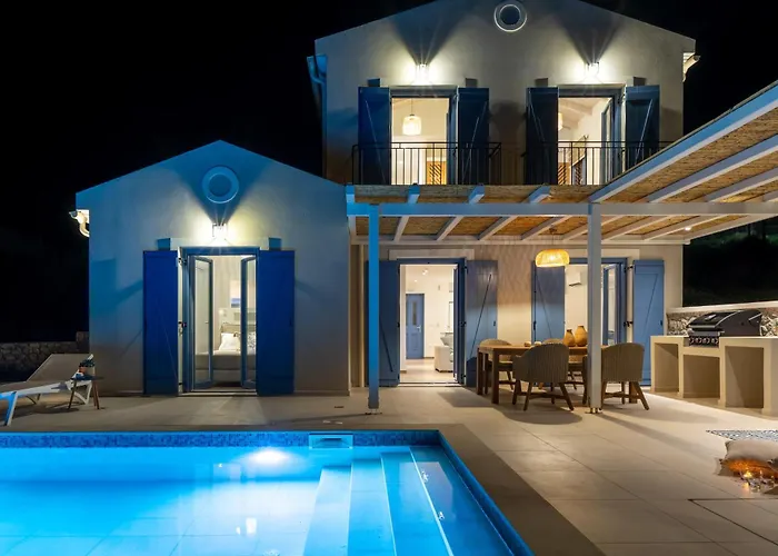 Villa Ariste With Stunning Views Near Fiscardo *
