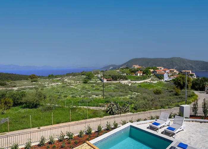 Villa Ariste With Stunning Views Near Fiscardo *