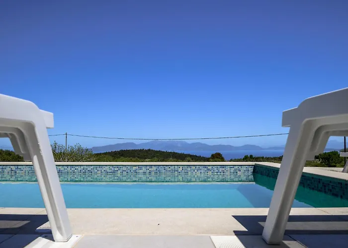 Villa Ariste With Stunning Views Near Fiscardo *