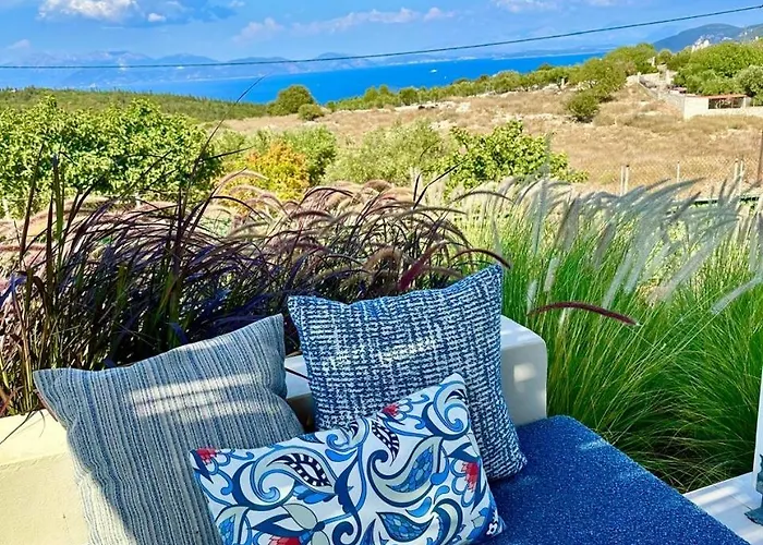 Ariste With Stunning Views Near Fiscardo Villa Katsaráta